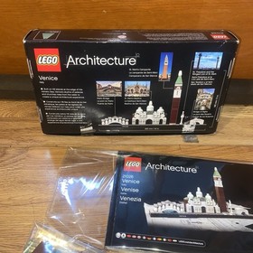LEGO Architecture: Venice (21026) Clean & Complete W/ Instructions No Box (2016)