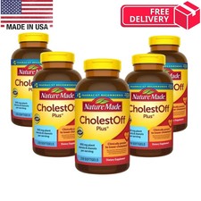 Pack of 5 Nature Made CholestOff Plus 900mg 210 Softgels EXP 03/27