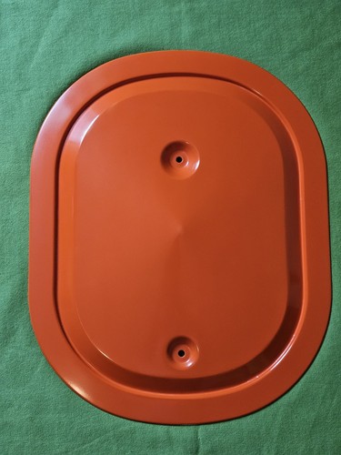 1969-70 6-Pack Orange Oval Air Cleaner Lid With 45-Degree Lip Cuda AAR