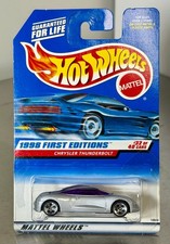 Hot Wheels 1998 First Editions Chrysler Thunderbolt Factory Error 18844 1F5