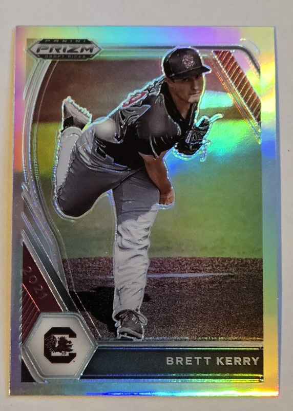 2021 Panini Prizm Draft Picks - Brett Kerry #PDP141 Silver Prizm (RC)