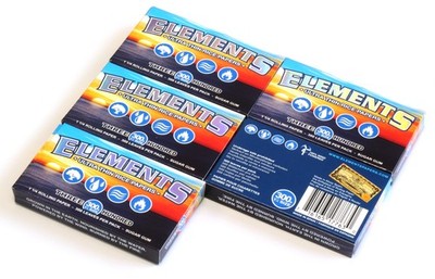 300 Ultra Thin Rice Rolling Paper 1.25 1 1/4 Size, 5 Pack = 1500 Leaves