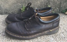 Vintage Dr Martens 8053 Dark Brown Leather Oxfords UK 10 US 11 Made In England