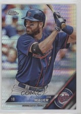 2016 Topps Chrome Prism Refractor Joe Mauer #82 HOF 6u5