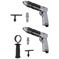 Ergonomic High Speed Pneumatic Drill Reversible Rotation Air Drill For Hole