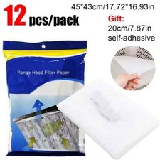 12pcs/set Kitchen Filter Paper 45 43cm Non-woven Absorbing Paper Anti Oil Cotton