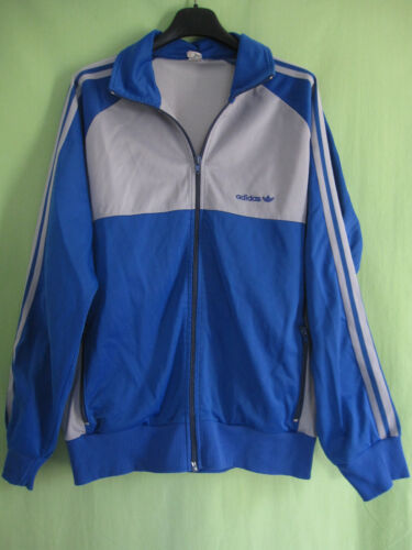 Veste Adidas et bleu Polyester Tracksuit Jacket - M eBay