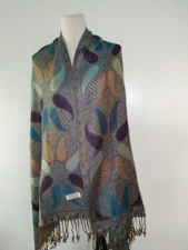 Pashmina long scarf size 76/20inch pashmina & silk blend