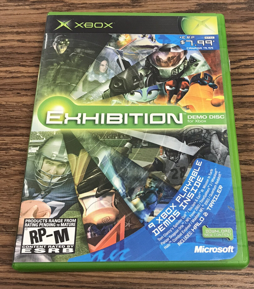 Exhibition: Demo Disc for Xbox - Original Xbox Game - Complete