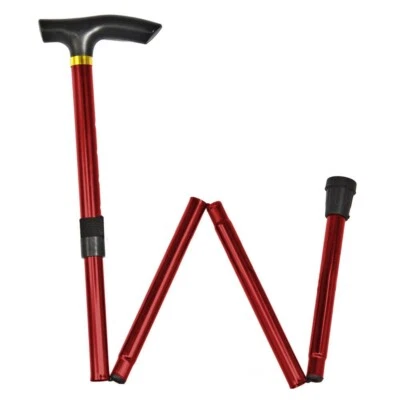 SQ PROFESSIONAL Folding Walking Sticks for Disabled Aluminium Stick Adjustable For Men and Women