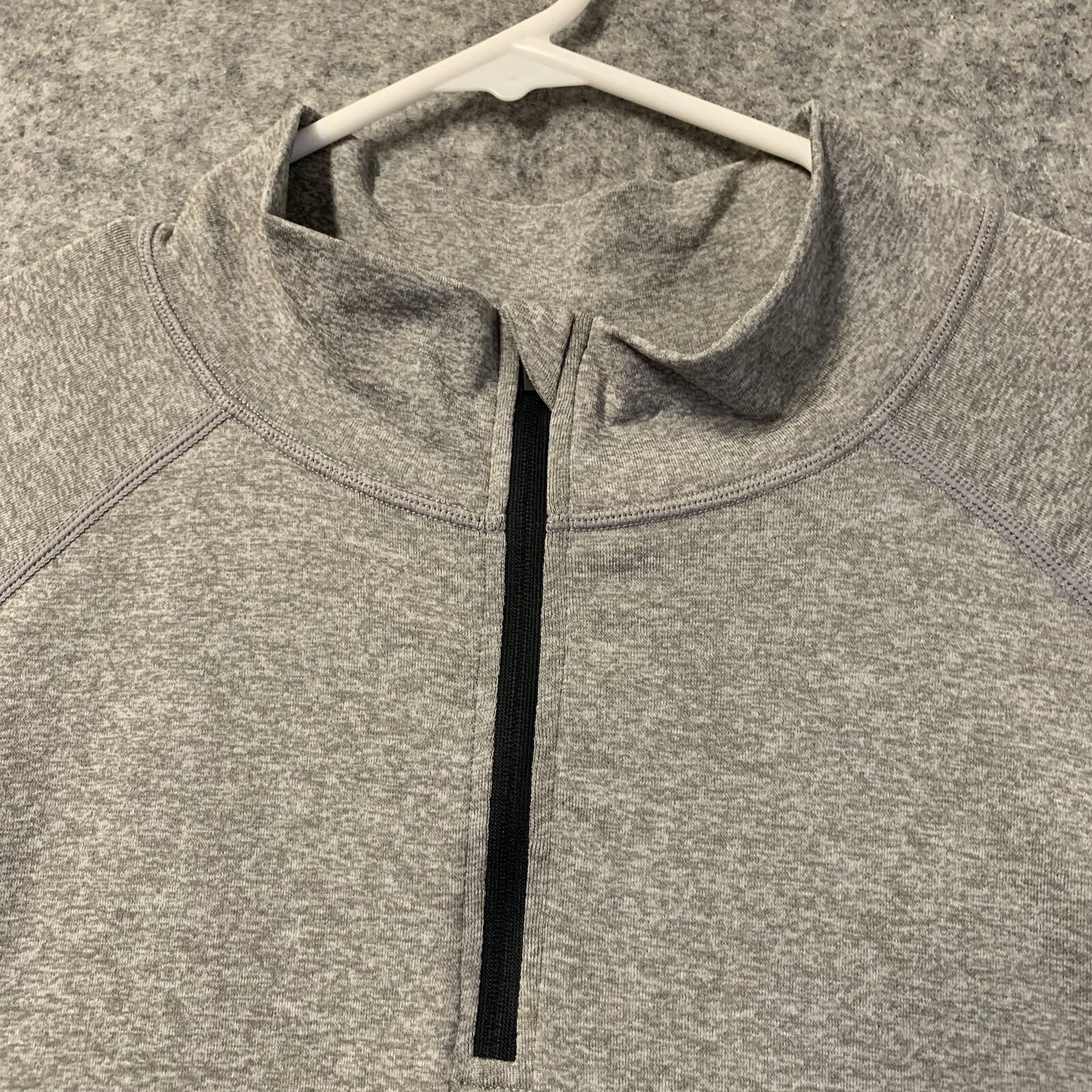 fabletics the training day 1/4 zip activewear pullover nwt 