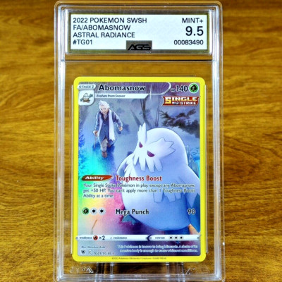 Pokemon SWSH Astral Radiance Abomasnow TG01/TG30 AGS Mint+ 9.5 FA Holo Rare 2022 | eBay Pokemon SWSH Astral Radiance Abomasnow TG01/TG30 AGS Mint+ 9.5 FA Holo Rare 2022 | eBay