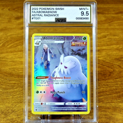 Pokemon SWSH Astral Radiance Abomasnow TG01/TG30 AGS Mint+ 9.5 FA Holo Rare  2022 | eBay