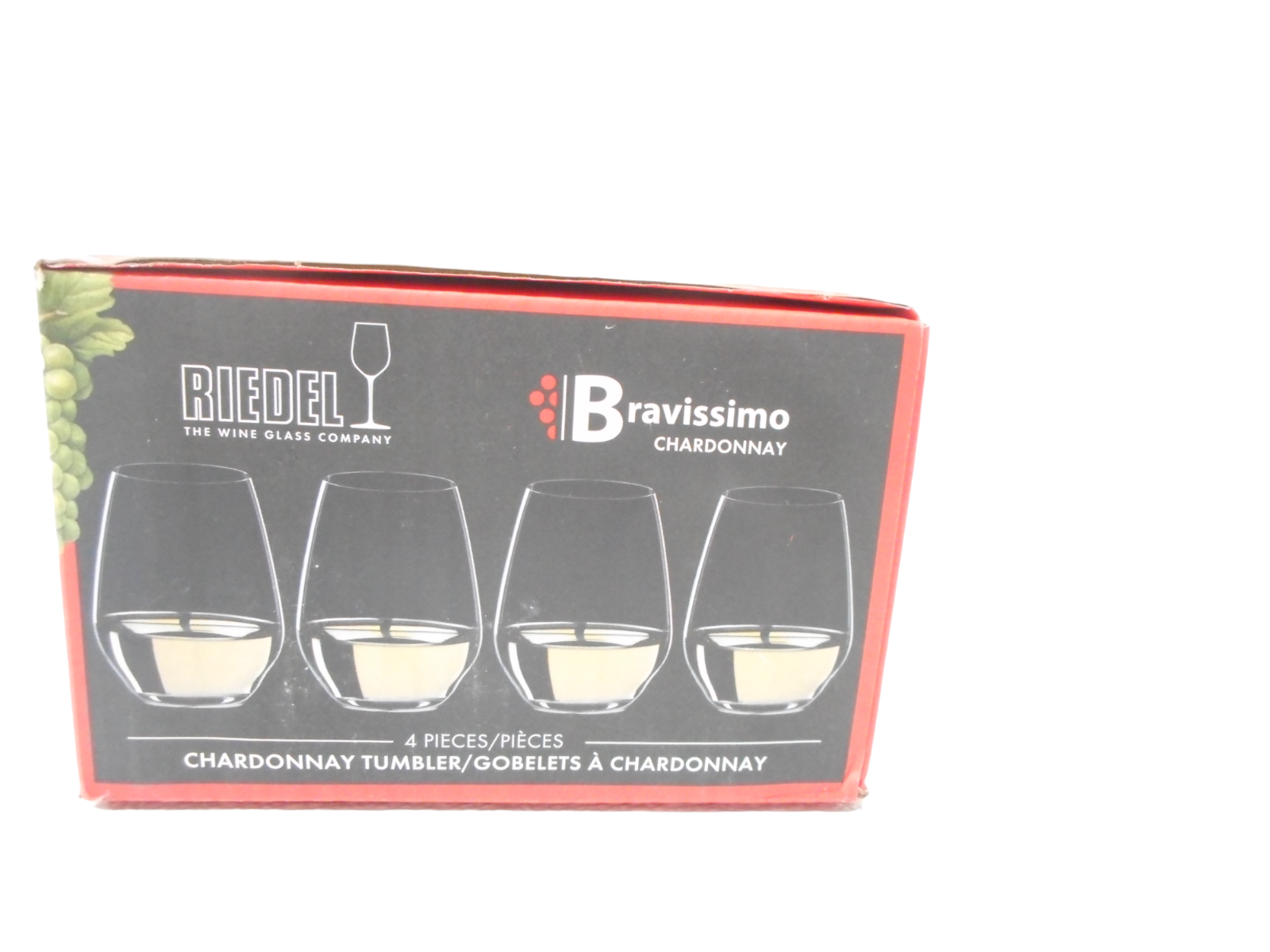 (4) Riedel Bravissimo Stemless Wine Glasses Non Lead Kristallglas 43