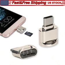 Type C To Micro SD TF Card Reader OTG USB Adapter Converter For Samsung Phone