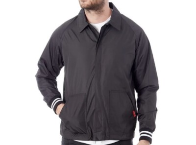 DC Josh Kalis Black Coach Windbreaker Jacket - Size L