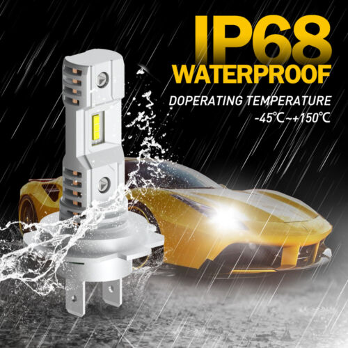 H7 LED Headlight Globes Bulbs Kit High Low Beam Bright White Lamp Canbus Free - Picture 7 of 11