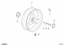 GENUINE Conical Ring - BMW-Motorrad (36132302339)