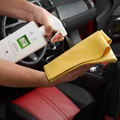 Autoglym Aqua Dry Panno In Ecopelle - Per Lavaggio E Lucidatura Auto E Moto, 50x44 Cm, Oro - Foto 3