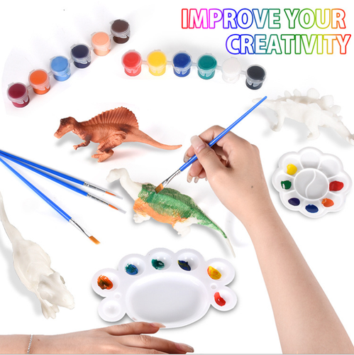 DIY Doodle Dinosaur Puzzle handmade educational toys drawing creative Gift - Picture 4 of 24