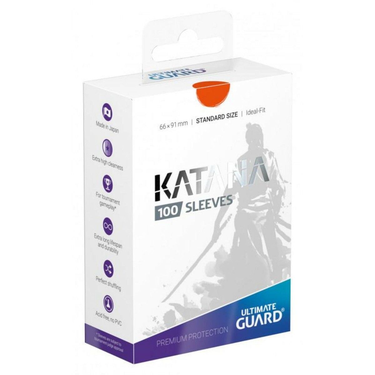 ULTIMATE GUARD KATANA DECK PROTECTOR SLEEVES 100CT ORANGE