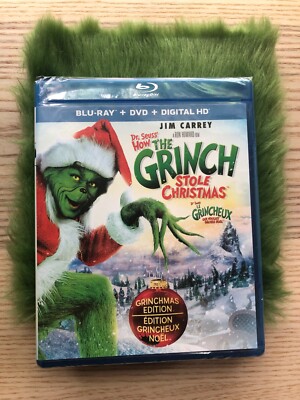 How the Grinch Stole Christmas (Blu-Ray/DVD, 2016)