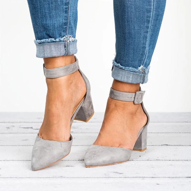 Update 137+ grey block heel shoes super hot esthdonghoadian