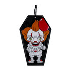IT Pennywise Tin Metal Sign Coffin Shape 14-Inch x 9-Inch Horror Movie Classic