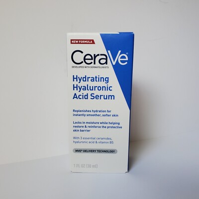 CeraVe Hydrating Hyaluronic Acid Serum w/ Vitamin B and Ceramides 1 oz Replenish