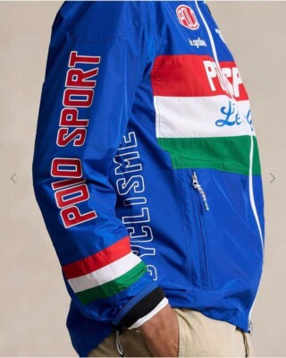 POLO SPORT Cycling Jacket Blue Ralph Lauren Sports / Size