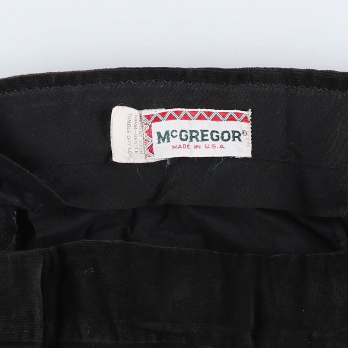 McGREGOR 70's made in USA 古着　size L 70s 80s McGregor V Neck Striped Sweater - Men's Small