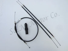 NORTON COMMANDO CHOKE CABLE ASSEMBLY US BAR 1969-74 06-0908, 03-3144, 01-9824