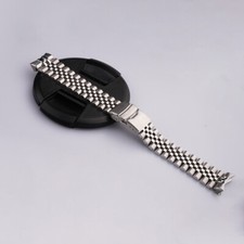 For Seiko 5 SRPD53K1 22mm Solid Curved End Ju...