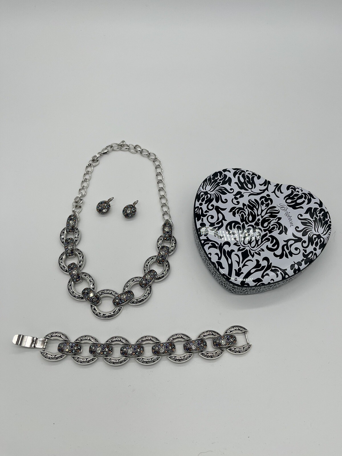 Brighton, Silver Toned, Multi Colored Crystals, J… - image 20