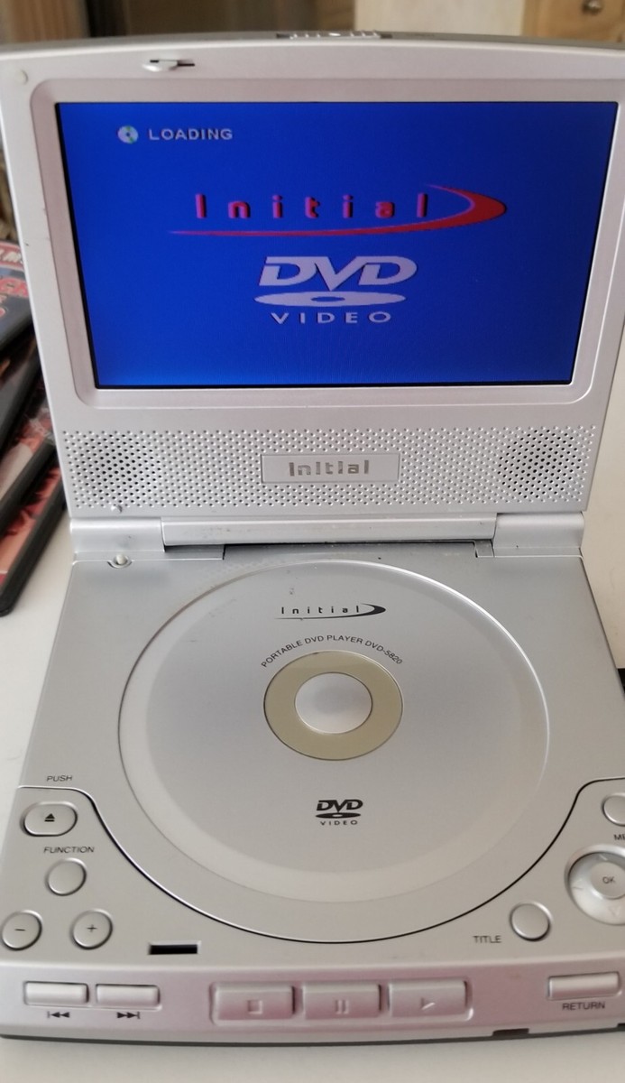 INITIAL 5830 vintage DVD Player Portable Includes Battery