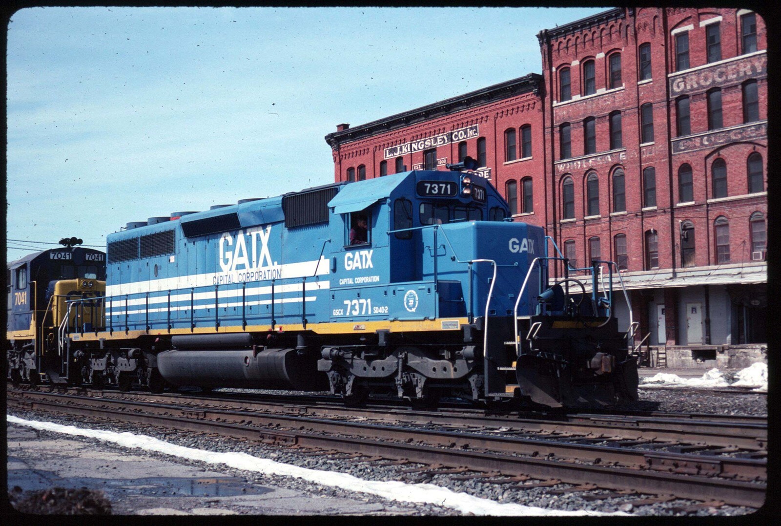 Original Rail Slide - GSCX GATX Leasing 7371 Binghamton NY 3-27-1993 | eBay