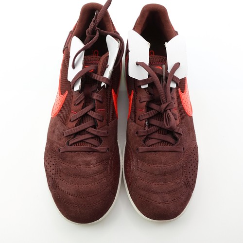 Nike Streetgato Bright Crimson Brown Mens Indoor Soccer Shoes Low Top DC8466 266 - Picture 6 of 33