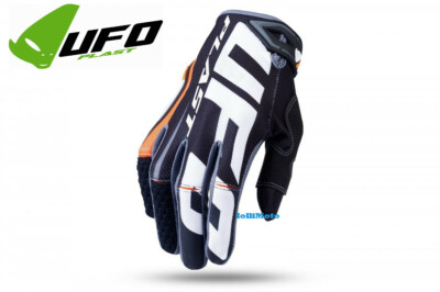 Motorradhandschuhe UFO Plast Blaze Glovers Grau/Orange Versuch MX Atv Enduro
