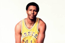 Wesley Cox Of The Golden State Warriors Poses Old Basketball Photo