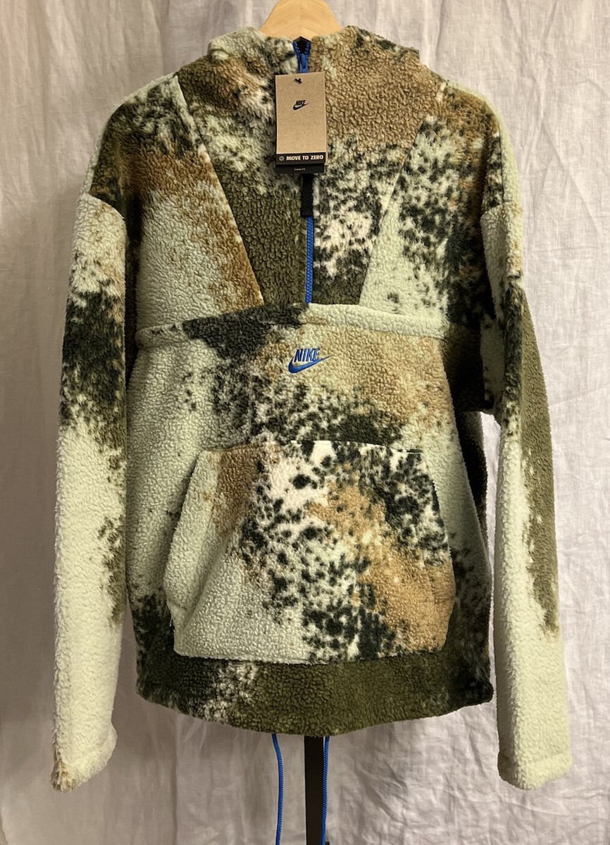 nike fluffy half zip