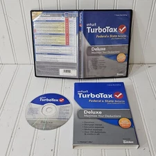 OLD Intuit TurboTax Deluxe 2013 Federal & State Returns Audit Support + Sleeve 