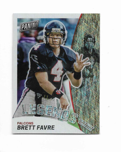 2019 Panini National Convention Legends Magnetic Fur Brett Favre 21/99 Atlanta