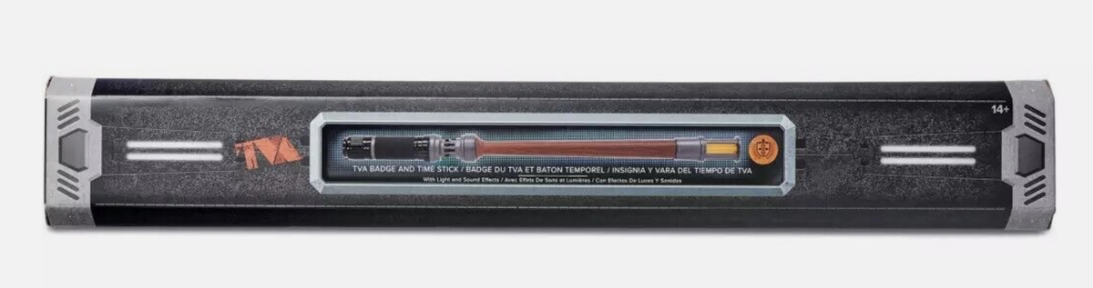 Disney Parks Marvel Avengers Vault Loki TVA Time Stick And Badge