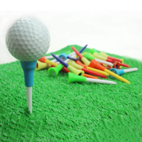 Golf Tees 2 1/8 Plastic Rubber Cushion Top Tees Golf Equipment 50Pcs/Pack - Picture 3 of 3