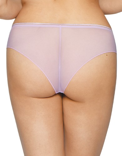 Calzoncillos cortos transparentes de malla completa para mujer Kate curvy estilo de vida, lila, talla 16 - Imagen 2 de 4