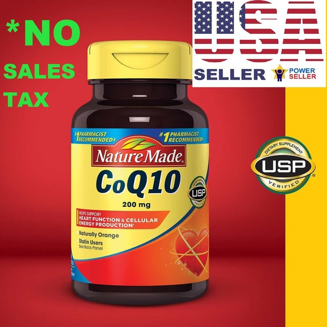 Nature Made Coq10 Naturally Orange 200 MG - Dietary ...
