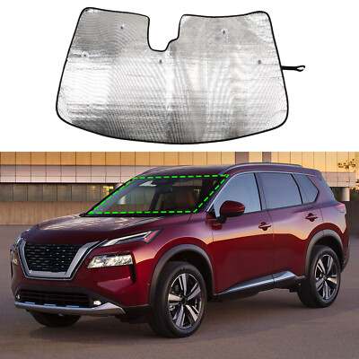 Front Windshield Sunshade Sunscreen Sunshade For Nissan Rogue 2021