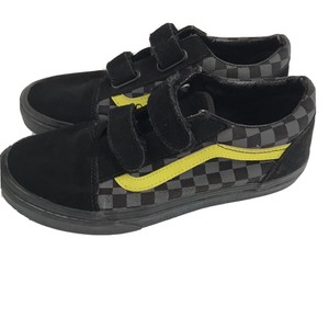 zapatos vans ajedrez gris