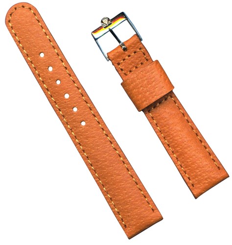 CINTURINO CINGHIALE 18mm ORIGINALE PER SEAMASTER, FIBBIA OMEGA VINTAGE ACCIAIO INOX - Foto 6 di 7