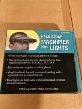 Head Strap Magnifier with Lights - Model #38896